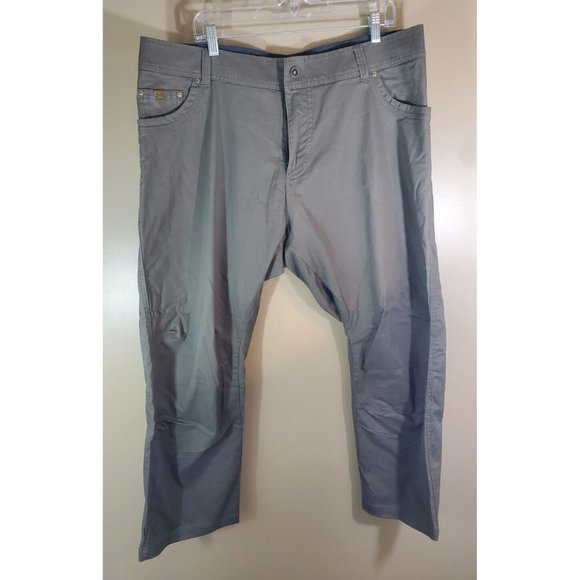 Men's Kuhl Defyr Brown Pants Sz 40 Hiking Outdoors Fishing